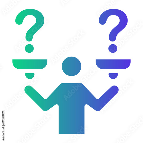 comparison Gradient icon