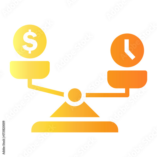 comparison Gradient icon