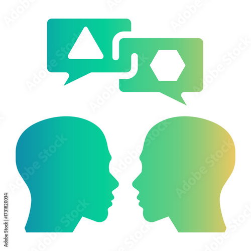comparison Gradient icon