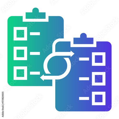 comparison Gradient icon
