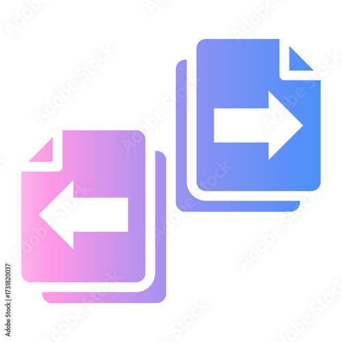 comparison Gradient icon