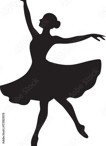 Silhouette of a artistic expression