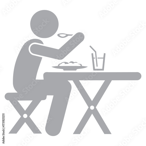 dinner alone