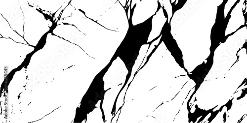 Silhouette illustration of a man and woman in a bikini with a black ink splash tree design