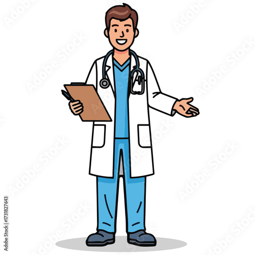 doctor vector illustration