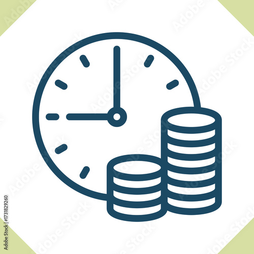 Time Is Money Icon