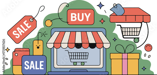 Online shopping ecommerce store