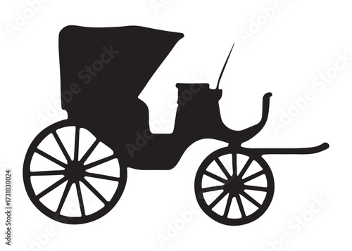 carriage logo silhouette vrctor, carriage of transport silhouette vrctor illustration, horse and carriage silhouette vector, horse with carriage logo silhouettes vector on a white background