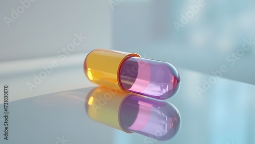Macro shot of metallic capsules aligned on real magnetic field lines made with iron filings. Conceptual fusion of science, magnetism, and medicine. Dark high-contrast artistic background.
