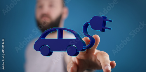 Image of a person interacti...
