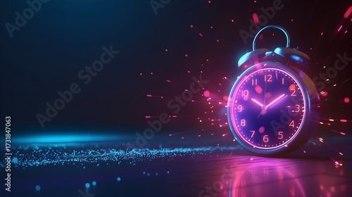 Neon Alarm Clock
