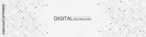 Motherboard technology circuit board background texture design. Creative idea AI banner concept for internet technology. Digital motherboard concept for poster, cover, banner, header, web template