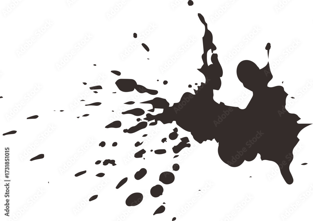 Fototapeta premium abstract Ink Splatter Texture Collection