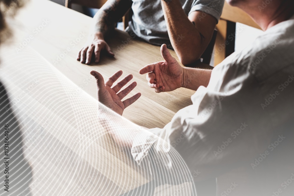 Obraz premium Hands doing an explaining gesture