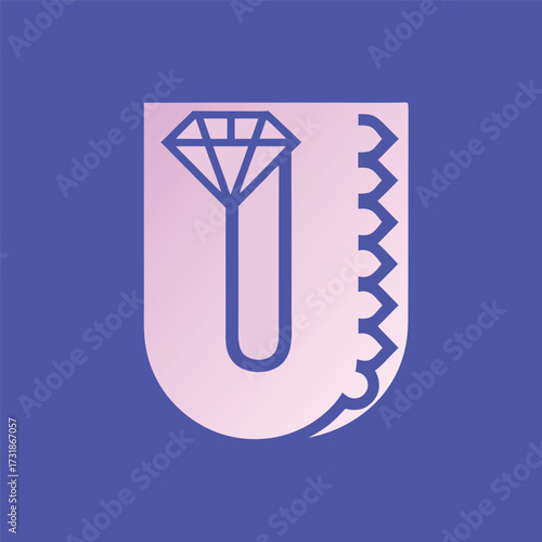 Jeweled Logo with Letter J