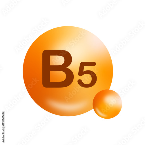 Vitamin B5 Glossy vecter