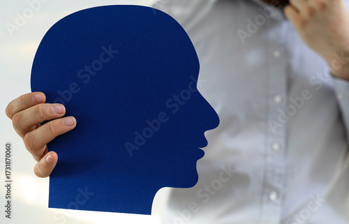 Abstract image of a person ...