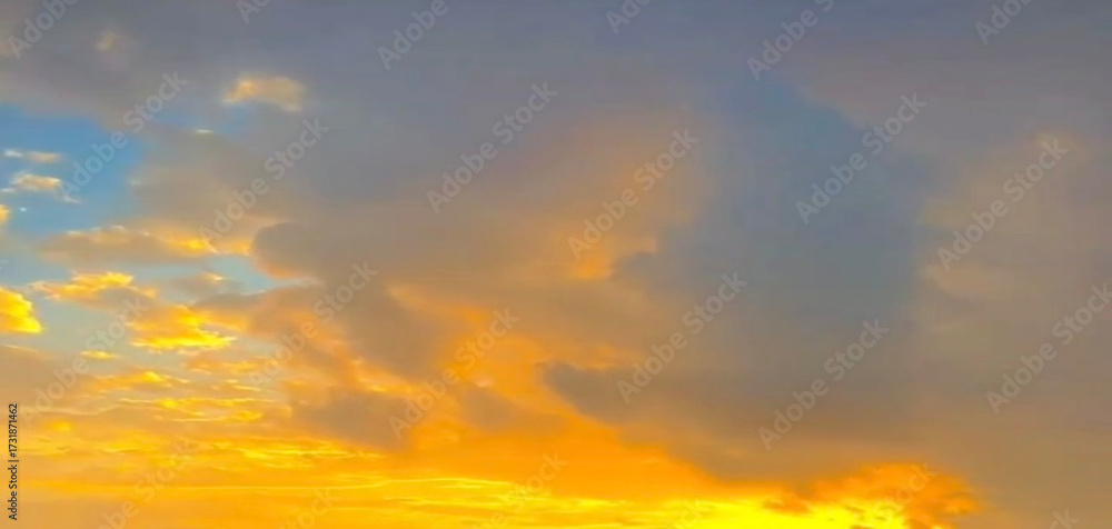 Obraz premium sunset sky background