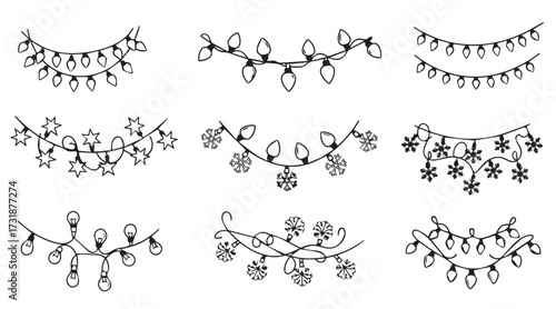 calligraphic design elements and page decor