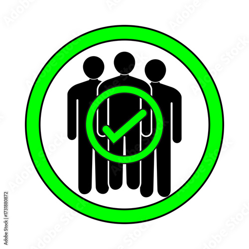 Group Meeting Permitted, Social Gathering Area, Approved Assembly Zone, People Allowed Here, Designated Social Spot