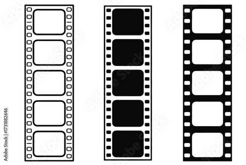 WebFilm strips showcasing different styles from classic to modern for storytelling, design, and visual communication projects