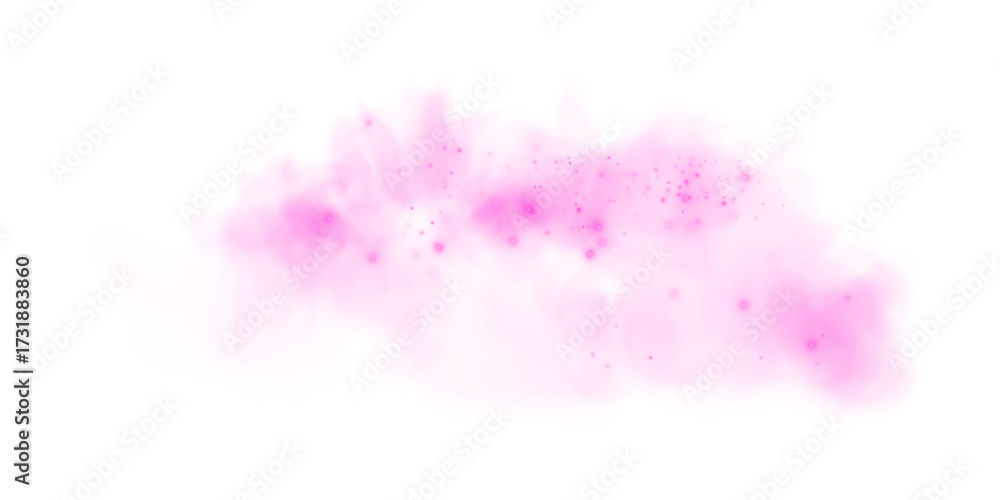 Fototapeta premium Ethereal Pink Mist and Fog with Soft Smoke Swirls and Dust Explosion, Transparent Haze, and Dreamy Atmospheric Effect for Abstract Backgrounds