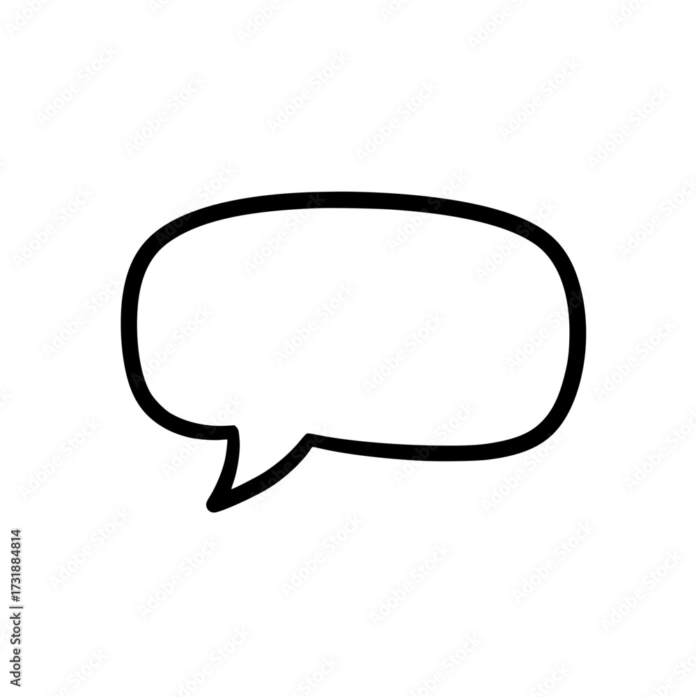 Fototapeta premium speech bubble icon