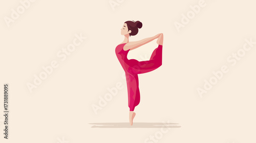 Woman doing yoga pose