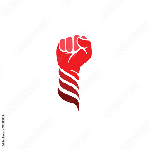 the grip of struggle and color gradation