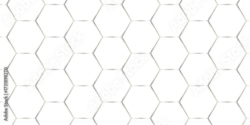 Abstract wall grid honeycomb background hexagons. Geometric hexagon polygonal pattern background vector. seamless bright white abstract cell tile web technology texture design.	