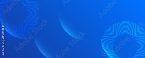 Abstract blue circle background with subtle blue gradient. Featuring geometric patterns, ideal for modern designs, digital projects, Illustration