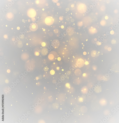 Festive Golden Glow Overlay PNG