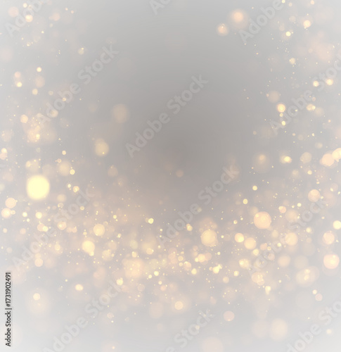 Festive Golden Glow Overlay PNG