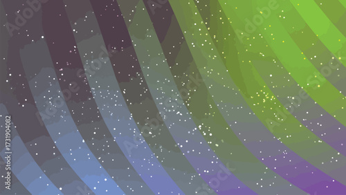 Abstract colorful background with moving stripes and sparkling particles, seamless loop, Abstracts Twirls Particles, royalty stock.