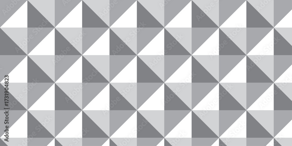 Fototapeta premium Abstract white geometric cube wall creative concept triangle overlap square technology background. vector digital cubes fabric and wallpaper grid block texture background. 