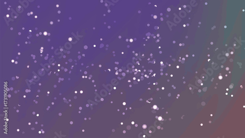 Abstract background with shimmering light particles floating in a purple gradient space, Abstracts Twirls Particles, royalty stock.