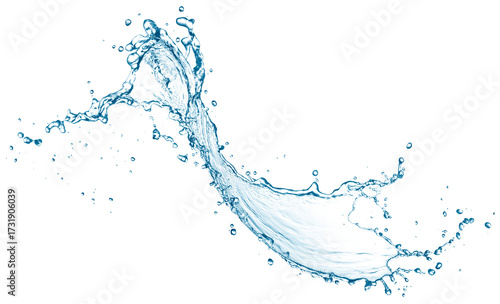 Cuadro en lienzo Water splash isolated