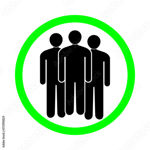 Group Meeting Permitted, Social Gathering Area, Approved Assembly Zone, People Allowed Here, Designated Social Spot