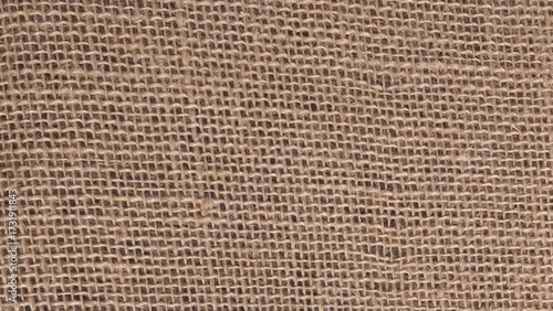 Brown burlap, sackcloth texture background. Burlap canvas coarse jute sackcloth background texture. Vector illustration.