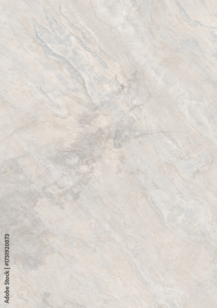 Obraz premium Close-up view of a light-colored marble surface with subtle veining patterns