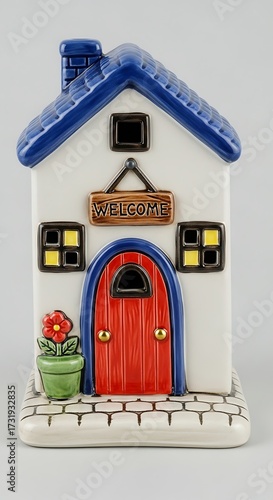 Cute Ceramic House Shaped Scented Candle Warmer.