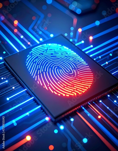 Fingerprint on circuit board