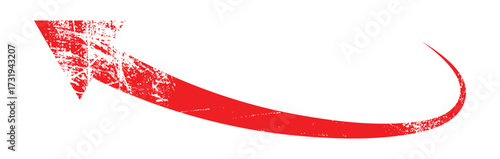 Wavy long line arrow