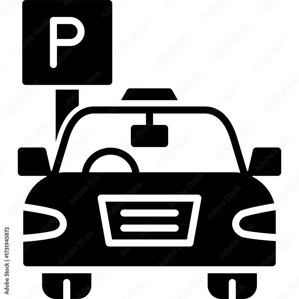 Obraz premium Parking Icon