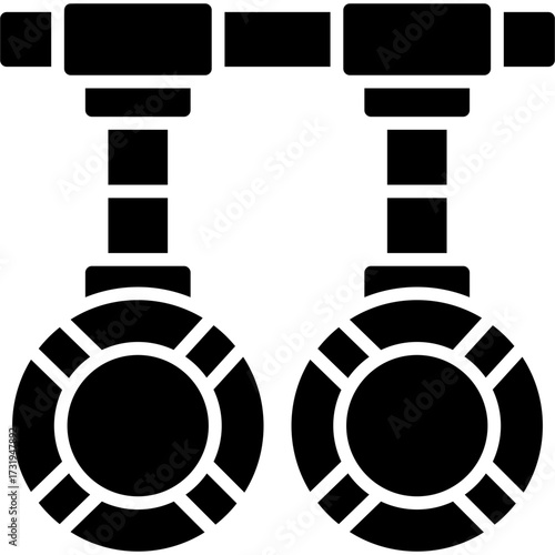 Gymnastics Rings Icon