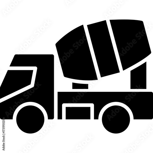 Concrete Mixer Icon