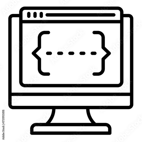 Programming  Icon Set Multiple Style Collection