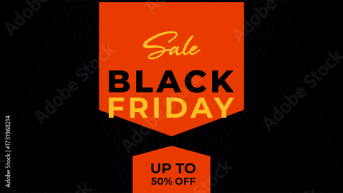 BLACK FRIDAY OFFERS AND DISCOUNT PROMOTION TEMPLATE BANNER DESIGN. DARK BACKGROUND VECTOR. GOOD FOR SOCIAL MEDIA POST, COVER , POSTER 