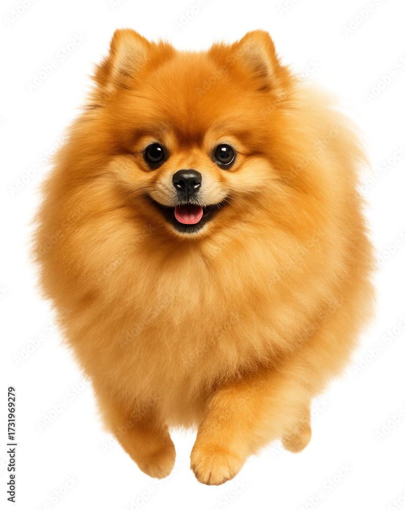 Obraz premium Isolated Pomeranian dog.