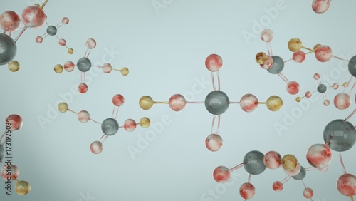Tableau sur toile H₂SO₄ or sulfuric acid or sulphuric acid molecule, oil of vitriol